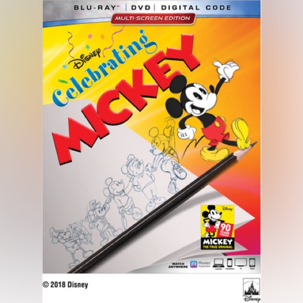 Celebrating Mickey dvd blue ray
